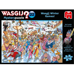 JUMBO Puzzle WASGIJ Mystery 22: Zimní Wasgij hry! 1000 dílků