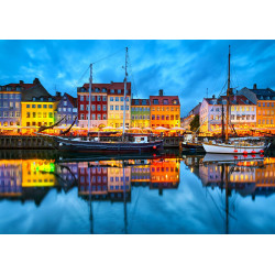 ENJOY Puzzle Starý kodaňský přístav 1000 dílků