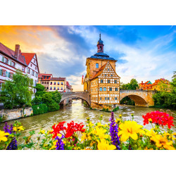 ENJOY Puzzle Staré město Bamberg, Německo 1000 dílků