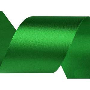 Atlasová stuha svazky po 5 m šíře 40 mm zelené kapradí 5m, 111