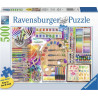 RAVENSBURGER Puzzle Paleta umělce XXL 500 dílků