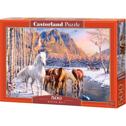 CASTORLAND Puzzle Zimní tání 500 dílků