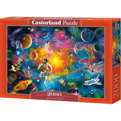 CASTORLAND Puzzle Člověk ve vesmíru 2000 dílků