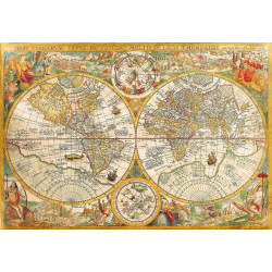 CLEMENTONI Puzzle Historická mapa světa 2000 dílků