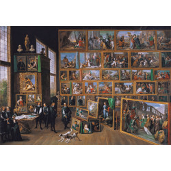 CLEMENTONI Puzzle Museum Collection: Arcivévoda Leopold Wilhelm v jeho malířské galerii v Bruselu 2000 dílků
