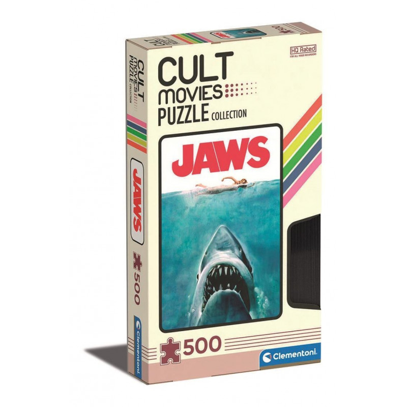 CLEMENTONI Puzzle Cult Movies: Čelisti 500 dílků