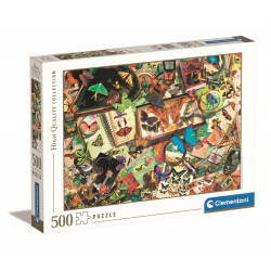 CLEMENTONI Puzzle Sběratel motýlů 500 dílků