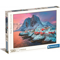 CLEMENTONI Puzzle Vesnice Hamnøy 500 dílků