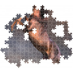 CLEMENTONI Puzzle Divoký rudý hřebec 500 dílků