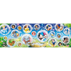 CLEMENTONI Panoramatické puzzle Disney kolekce 1000 dílků