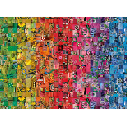 CLEMENTONI Puzzle ColorBoom: Koláž 1000 dílků