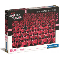 CLEMENTONI Puzzle Impossible: Netflix Squid Game (Hra na oliheň) 1000 dílků