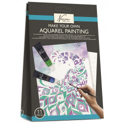 Umělecká sada akvarelových barev - 11 ks zvířata