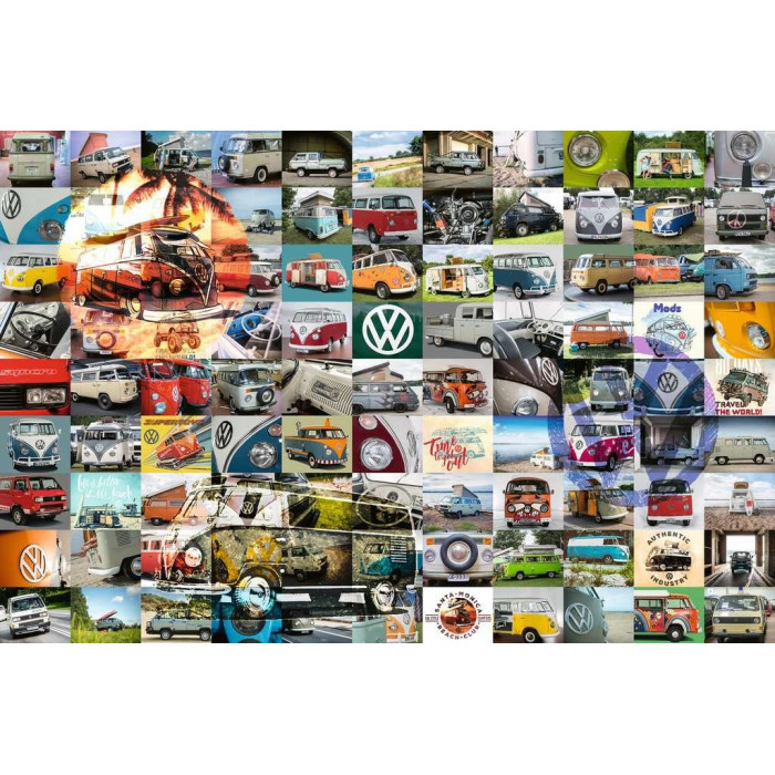 RAVENSBURGER Puzzle 99 fotografií VW 3000 dílků
