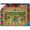 RAVENSBURGER Puzzle Mapa Bradavic 1500 dílků