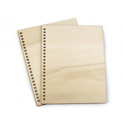 Dřevěné desky na výrobu zápisníku A5