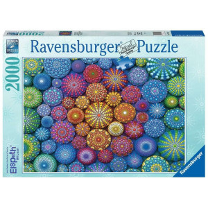 RAVENSBURGER Puzzle Duhové mandaly 2000 dílků