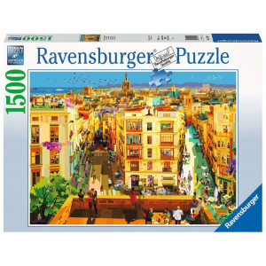 RAVENSBURGER Puzzle Stolování ve Valencii 1500 dílků