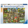 RAVENSBURGER Puzzle Bizarní město 5000 dílků