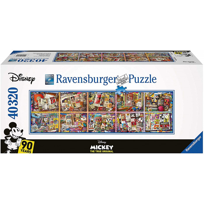 RAVENSBURGER Puzzle Mickey Mouse během let 40320 dílků