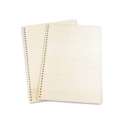 Dřevěné desky na výrobu zápisníku A4