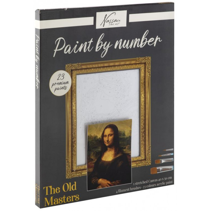 Malovaní na plátno 40x50cm Mona Lisa