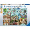 RAVENSBURGER Puzzle Velkoměsta - koláž 5000 dílků