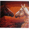 Malovaní na plátno 40x50cm Koňské hlavy
