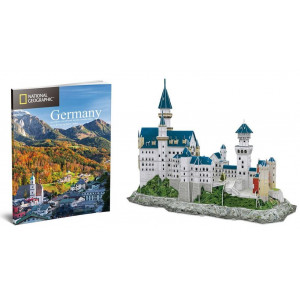 CUBICFUN 3D puzzle National Geographic: Neuschwanstein 121 dílků