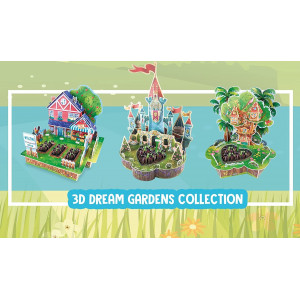 EDUCA Kreativní sada 3D Dream Gardens: Hrad 2v1