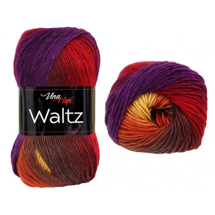 Duhová příze Waltz 100g multicolor 15
