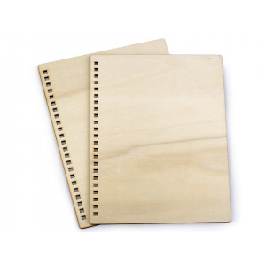 Dřevěné desky na výrobu zápisníku A5 buk 2ks, 111-4
