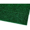 Pěnová guma Moosgummi s glitry 20x30 cm zelená 2ks