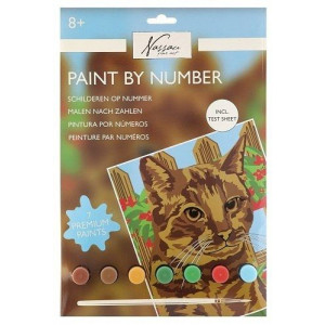 Malování podle čísel 22x30cm Kočka, 111