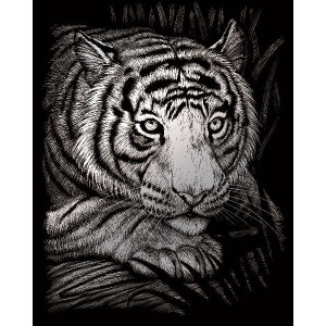 Vyškrabovací obrázek - Tygr...
