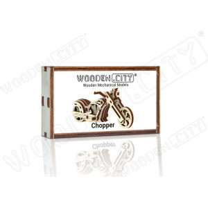 WOODEN CITY 3D puzzle mini Widgets: Chopper 22 dílků