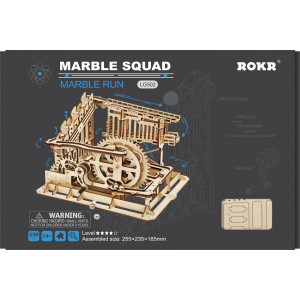 ROBOTIME Rokr 3D dřevěné puzzle Kuličková dráha: Squad 239 dílků