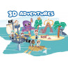 EDUCA 3D puzzle Pirátský ostrov 68 dílků