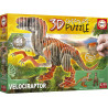 EDUCA 3D puzzle Velociraptor 64 dílků