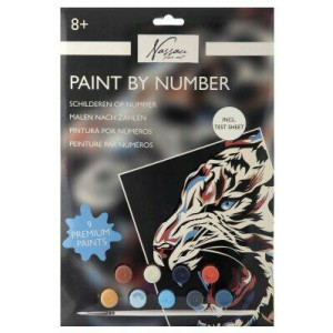 Malování podle čísel Tygr