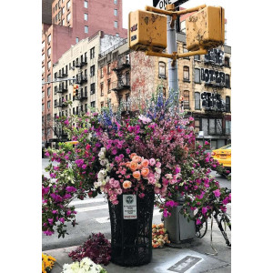RAVENSBURGER Puzzle Moment: Květiny v New Yorku 300 dílků