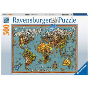 RAVENSBURGER Puzzle Motýlí svět 500 dílků