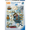RAVENSBURGER Puzzle Námořnický styl 500 dílků