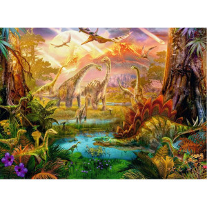 RAVENSBURGER Puzzle Dinoland 500 dílků