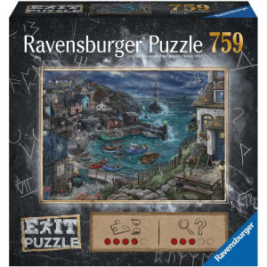 RAVENSBURGER Únikové EXIT puzzle Rybářská vesnice 759 dílků