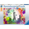RAVENSBURGER Puzzle Pohlednice z New Yorku 500 dílků