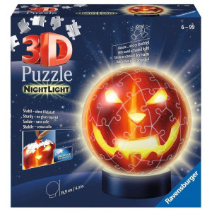 RAVENSBURGER Svítící puzzleball Dýňová hlava 74 dílků