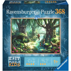 RAVENSBURGER Únikové EXIT puzzle Kids Kouzelný les 368 dílků