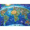 RAVENSBURGER Puzzle Mapa světových památek XXL 300 dílků