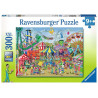 RAVENSBURGER Puzzle Zábava na karnevalu XXL 300 dílků